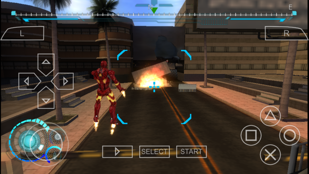 Игры на 2 камеры. Iron man 2 ПСП. Железный человек 2 PPSSPP. Железный человек 2 игра на ПСП. Iron man 2 game PSP.